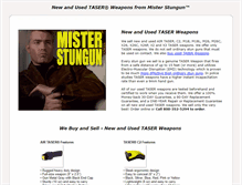 Tablet Screenshot of misterstungun.com